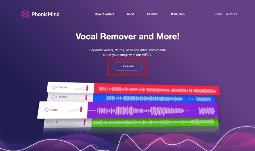 App PhonicMind - Tách nhạc và lời trên điện thoại