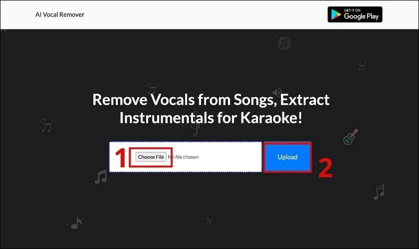 AI Remove Vocals - App tách nhạc và lời Android