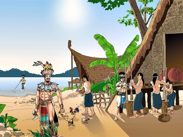 Thành Cổ Loa nhìn từ trên cao