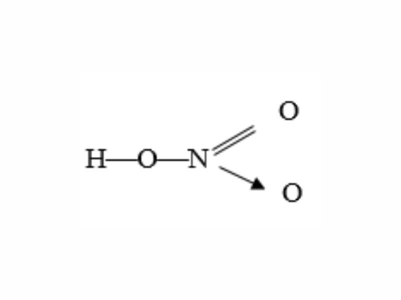 Công thức cấu tạo của axit nitric
