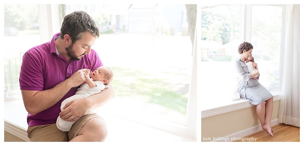 Baby girl is loved by mom and dad