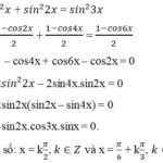 Công thức lượng giác sin2x và cos2x