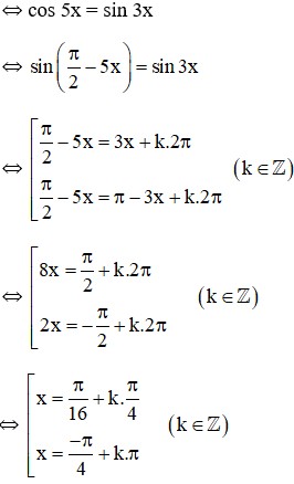 Công thức lượng giác cơ bản giúp chuyển đổi phương trình sin3x-cos5x=0 về dạng cơ bản, dễ giải hơn