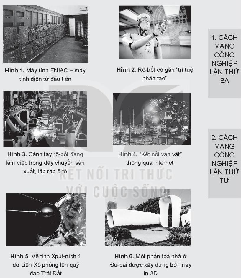 Hình ảnh minh họa về các công nghệ của Cách mạng 4.0