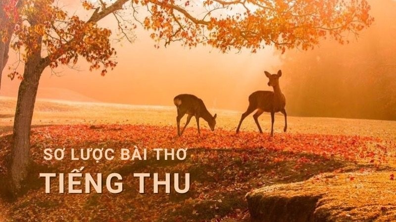 Bài thơ Tiếng thu lớp 12 có bố cục rõ ràng
