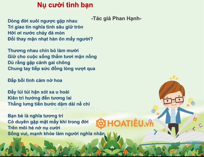 Vẽ tranh minh họa bài thơ về tình bạn lớp 2