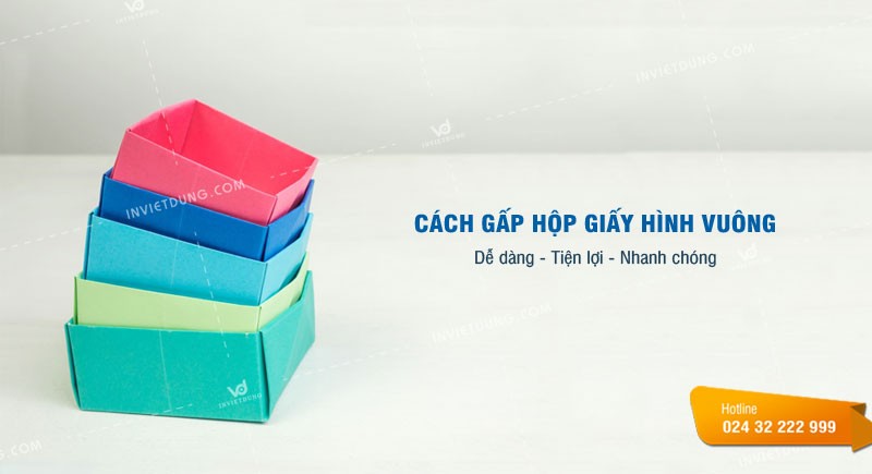Gấp giấy hình vuông phát triển tư duy sáng tạo