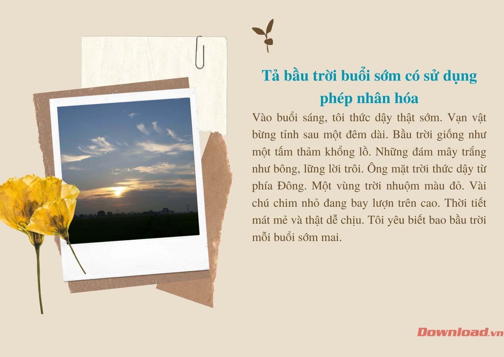 Bầu trời hoàng hôn