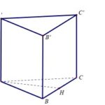 Mô hình lăng trụ đều ABC.A'B'C' với tất cả các cạnh bằng a để tính toán khoảng cách từ điểm A đến mặt phẳng BCC'B'.