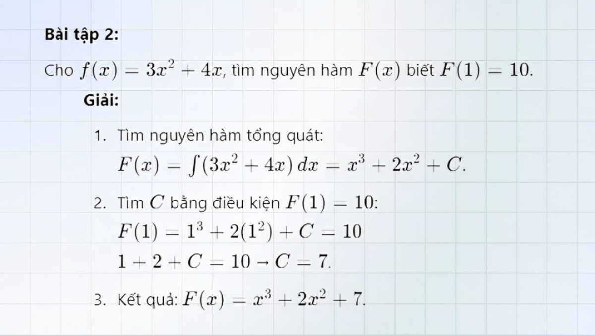 Ví dụ minh họa dạng 2