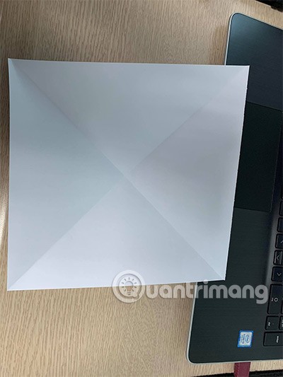 Tạo đường gấp chéo hình chữ X cho cách làm đông tây nam bắc