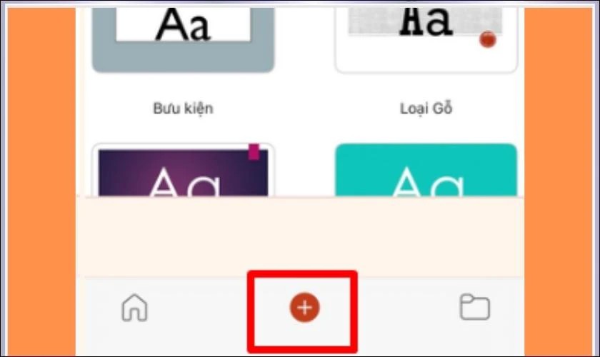 Chọn thiết kế PowerPoint trên điện thoại