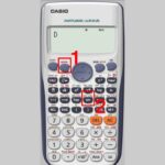 Cách viết chữ D trên máy tính Casio