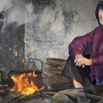 Hình ảnh bếp lửa hồng ấm cúng, gợi nhớ kỷ niệm tuổi thơ