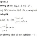 Phương trình logarit