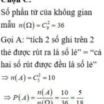 Hình ảnh minh họa bài toán xác suất rút thẻ