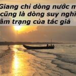 Sóng gợn Tràng Giang buồn điệp điệp gợi sự liên tục của nỗi buồn