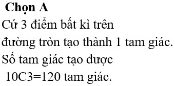 20 điểm trên đường tròn