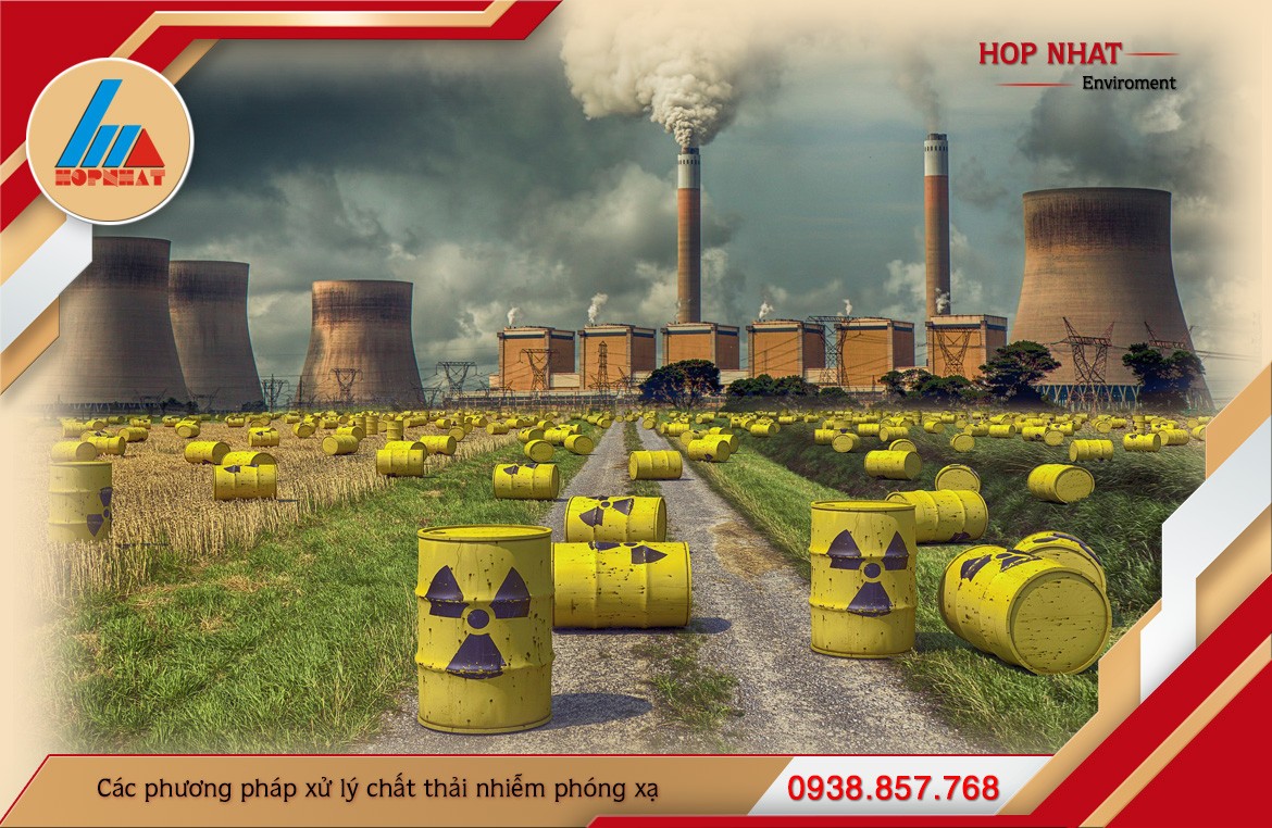Các phương pháp xử lý chất lỏng hữu cơ phóng xạ: thiêu đốt, oxy hóa ướt, phân hủy bằng axit và chưng cất