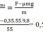 Tính lực ma sát trượt khi đẩy thùng hàng 55kg