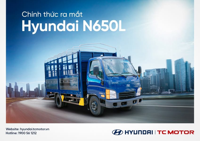 CHÍNH THỨC RA MẮT SẢN PHẨM HYUNDAI N650L – GIẢI PHÁP VẬN TẢI LINH HOẠT