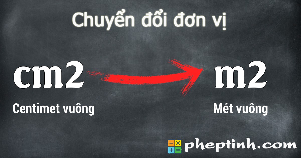 Diện tích hình vuông cạnh 1cm là 1cm2