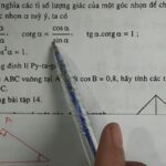 Bảng giá trị lượng giác đặc biệt