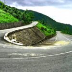 Địa hình hiểm trở của đèo Cả