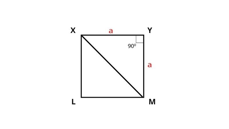 Tính Diện Tích Hình Vuông Bằng Tổng Diện Tích Hai Tam Giác