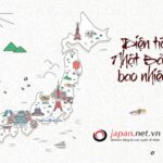 Bản đồ hành chính Nhật Bản thể hiện sự phân chia các tỉnh thành