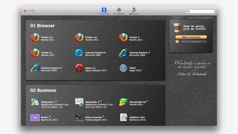 Lưu ý khi mở exe trên Macbook