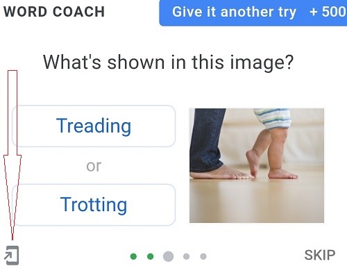 what is the shortcut for google word coach, how to download the game word coach in my phone and laptop - where is the homescreen shortcut icon located in google word coach game - When playing the game in Google Search, you can see a small arrow at the bottom left side of the Word Coach quiz. Tapping on this arrow will reveal a beautiful icon that you can place anywhere on your Android or any smartphone