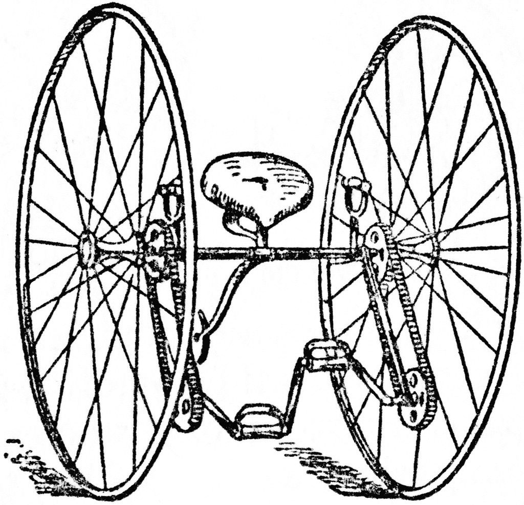 Xe đạp bánh cao, còn được gọi là "penny-farthing", có bánh trước rất lớn và bánh sau nhỏ, mang đến tốc độ cao nhưng cũng tiềm ẩn nhiều nguy hiểm.