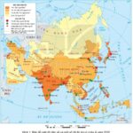 Bản đồ phân bố dân cư châu Á