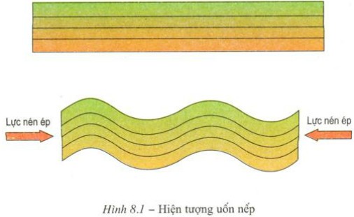 Vận động theo phương thẳng đứng tạo nên sự biến đổi địa hình