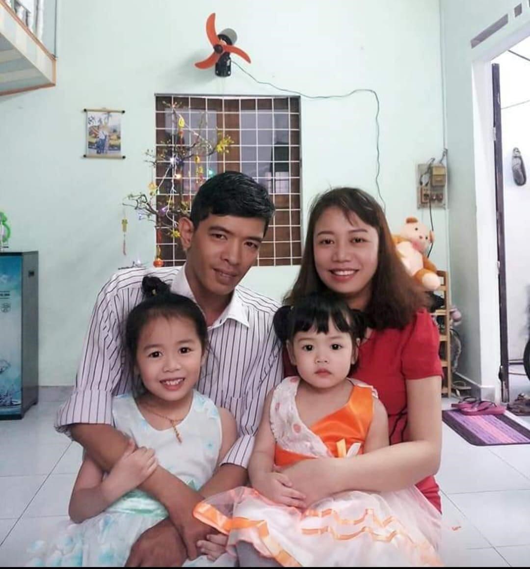 Nguyễn Thị Hương và gia đình hạnh phúc, biểu tượng cho nghị lực sống phi thường