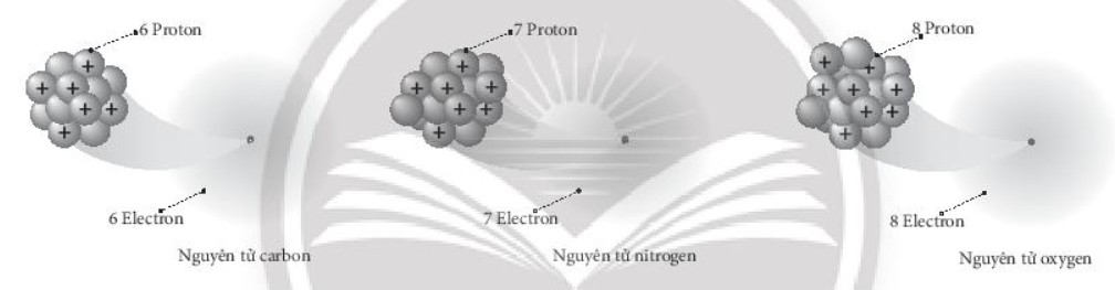 Các nguyên tử khác nhau có số proton khác nhau