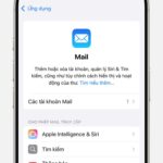 Màn hình cài đặt Mail trong iOS 18