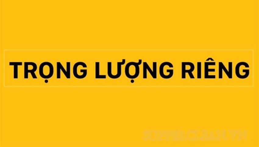 Phân biệt khối lượng riêng và trọng lượng riêng