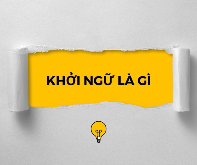 Khái niệm khởi ngữ