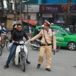 Minh họa phép tính 3 mũ 2 bằng hình vuông