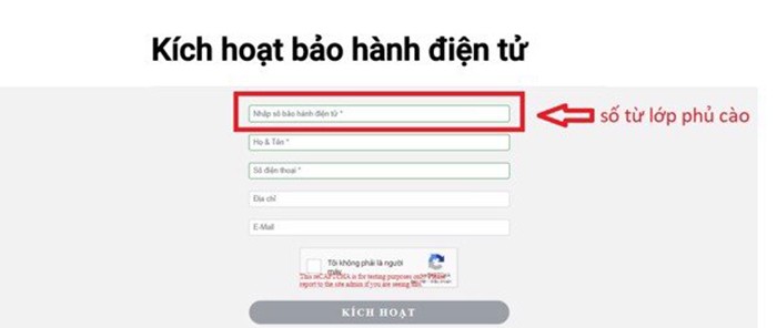 Hoàn tất kích hoạt bảo hành đồng hồ Casio Anh Khuê