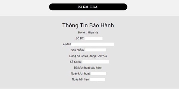 Xem thông tin chi tiết về bảo hành đồng hồ Casio Anh Khuê