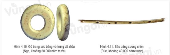 Rìu đá - một trong những công cụ lao động quan trọng của người nguyên thủy.