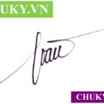 Chữ ký tên Loan mệnh Kim với đường nét tròn trịa, cân đối