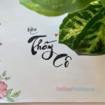 Vẽ trang trí góc giấy A4 với họa tiết hoa lá đơn giản