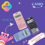 Máy tính Casio 580 thiết kế 3D hiện đại với độ bền cao
