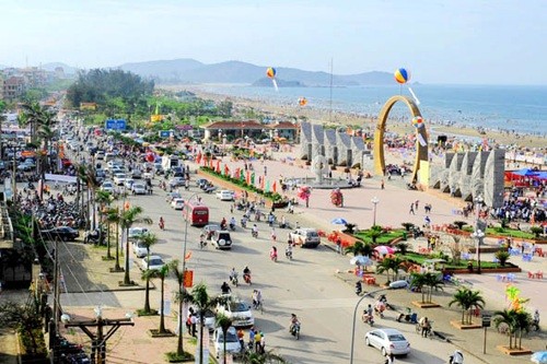 Một góc thị xã Cửa Lò
