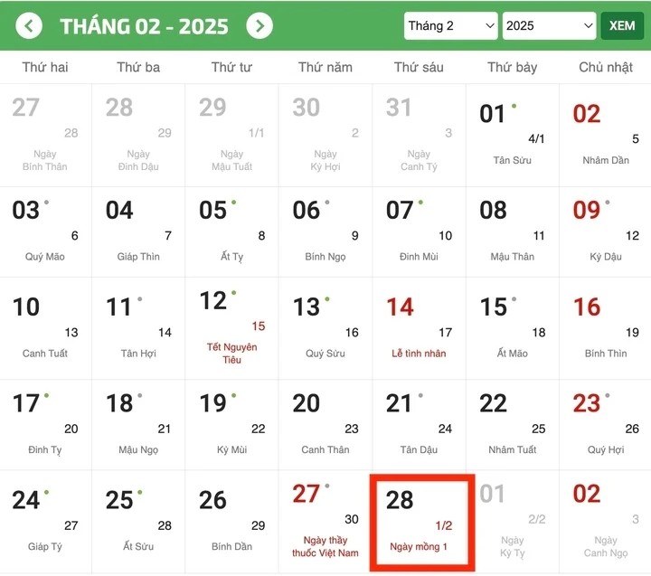 Cách tính năm nhuận chính xác theo lịch dương và lịch âm