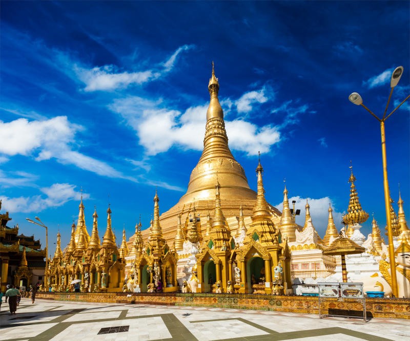 Kiến trúc độc đáo của chùa Vàng Mi An Ma